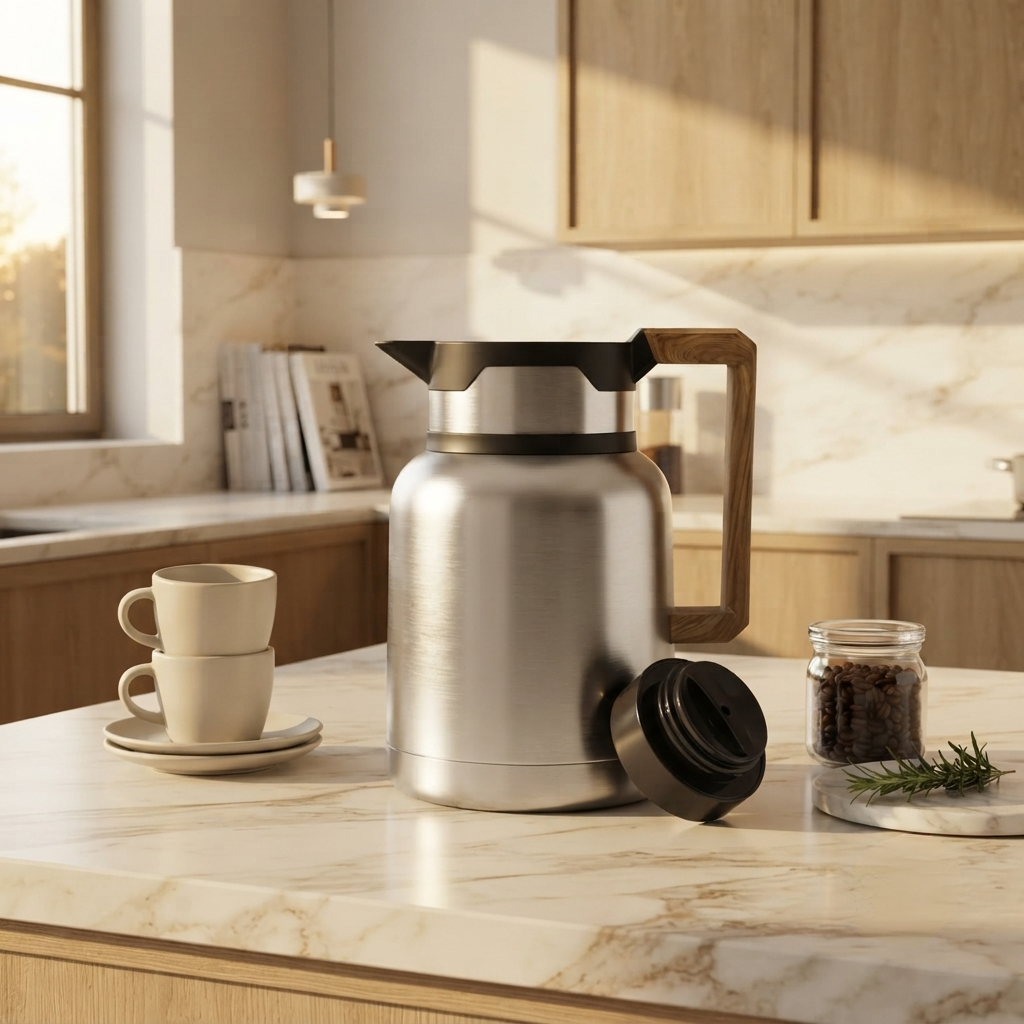1L Stainless Steel Regal Vacuum Flask TSC UQ10