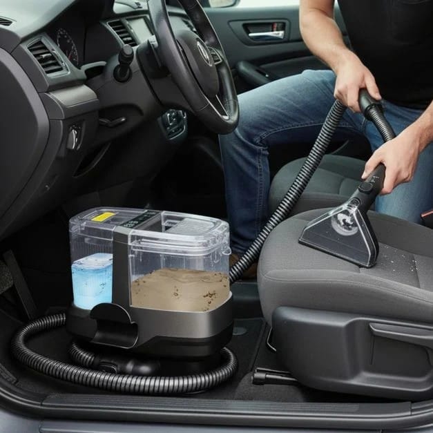 1800W Portable Sofa Car Vacuum Cleaner with Steam