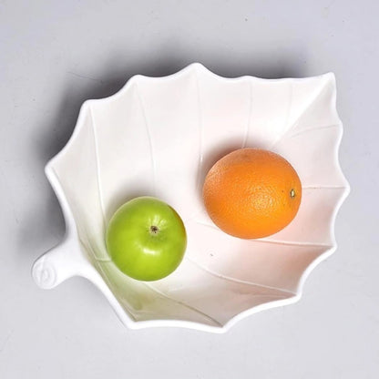 Ceramic leaf bowl