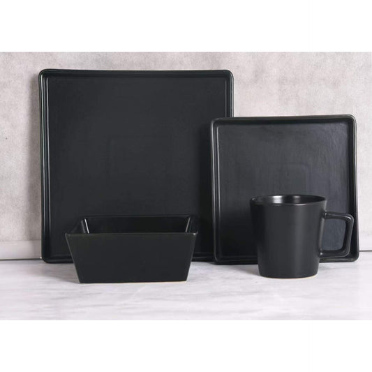 Black dinner set
