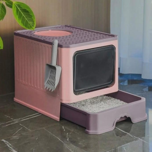 Closed Litter Box With Scoop