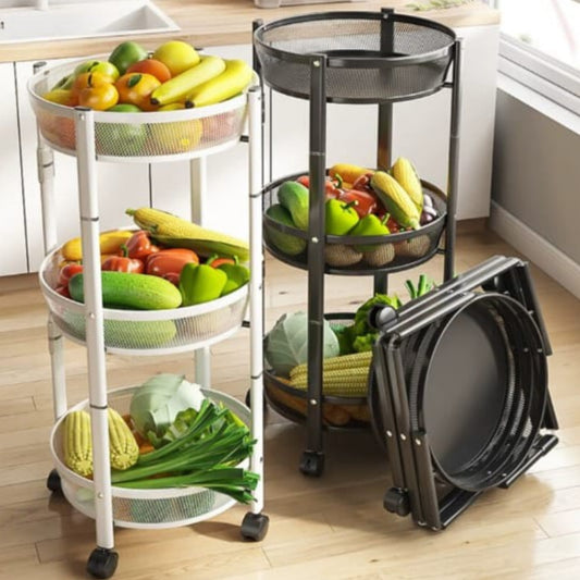 Kitchen Foldable Storage Rack