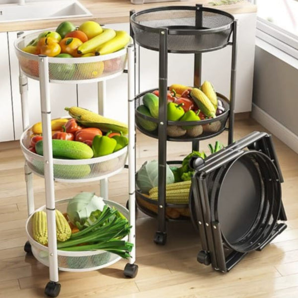 Kitchen Foldable Storage Rack