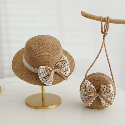 Kids summer hat and bag