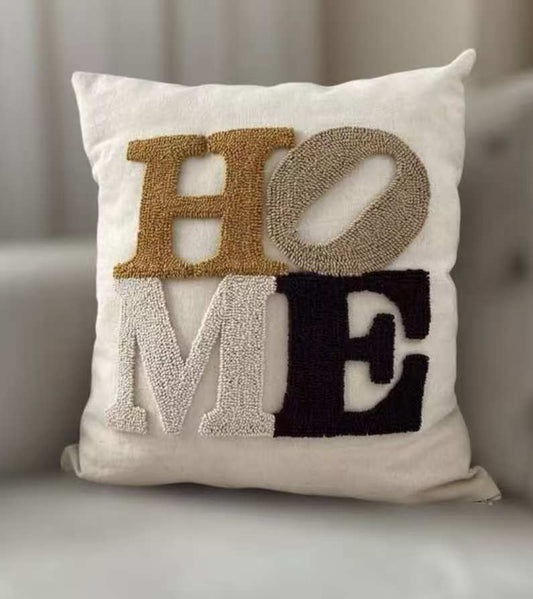 Knitted throw pillow cases