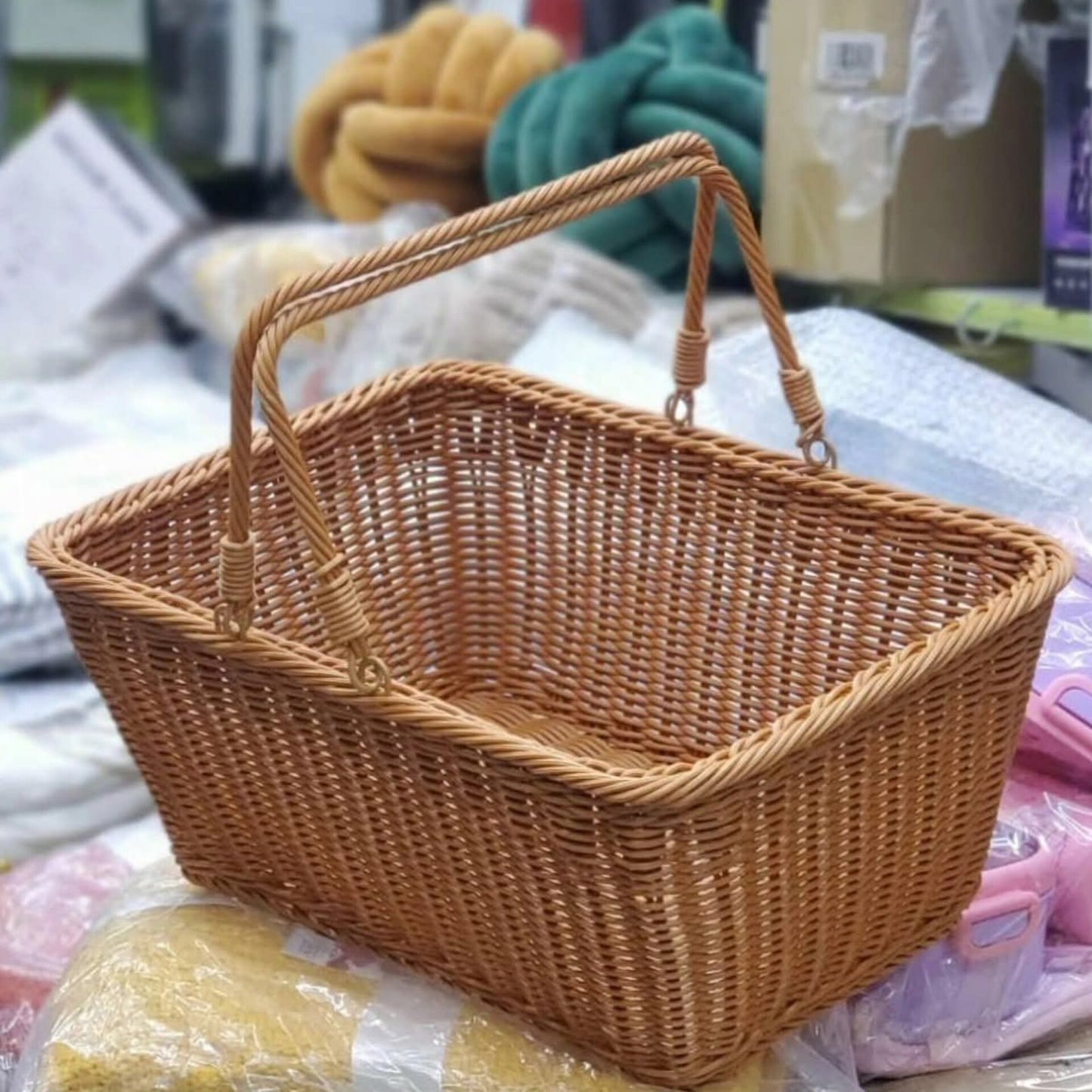 Multipurpose rattan Wicker basket