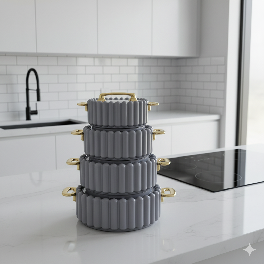 4Pc Insulated Hotpots