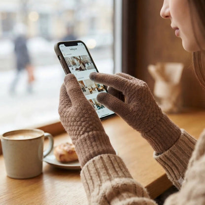 Warm Winter Touchscreen Woolen Gloves
