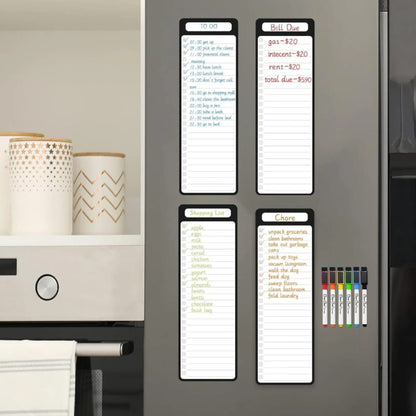 Magnetic Dry Erase Board List