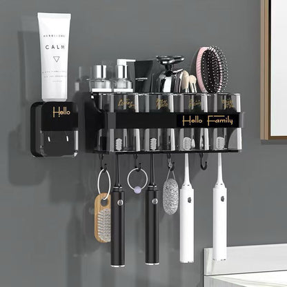 Toothbrush holder /Toothpaste dispenser