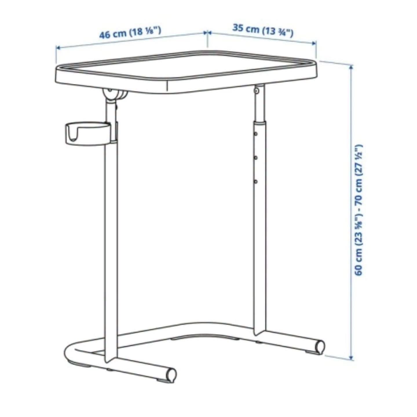 Adjustable Laptop Desk with Cup Holder