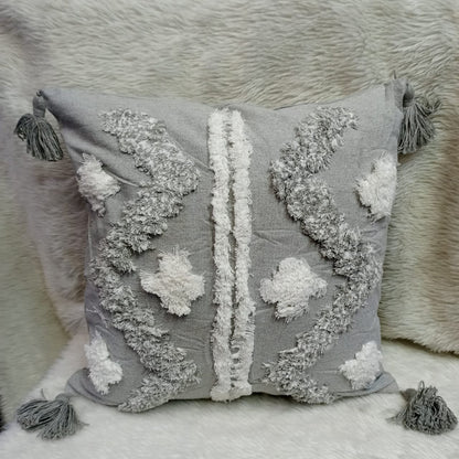 Knitted throw pillow cases