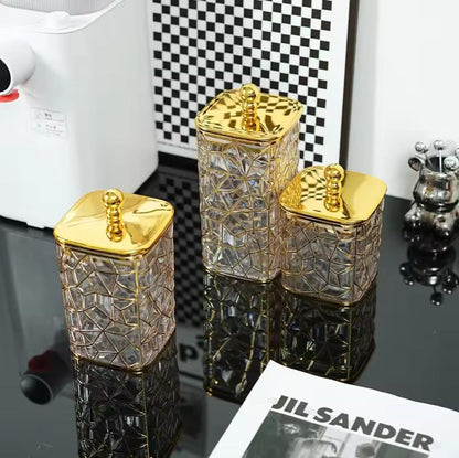 3Pc clear cannister set