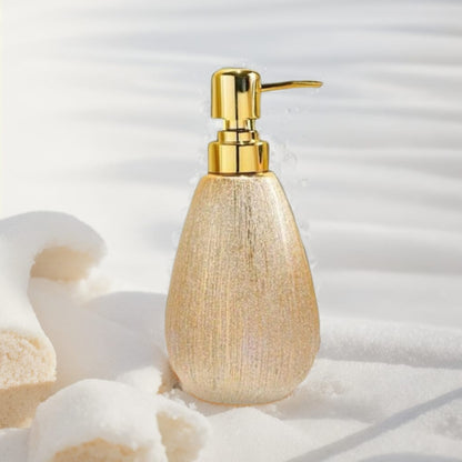 Golden Ceramic Press Bottle