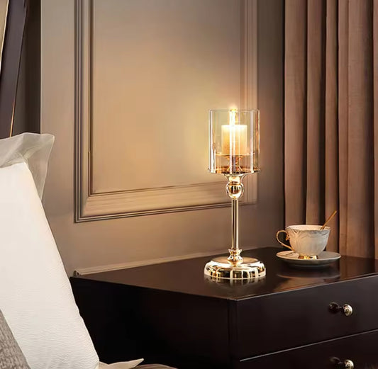 Flower vase candle holder