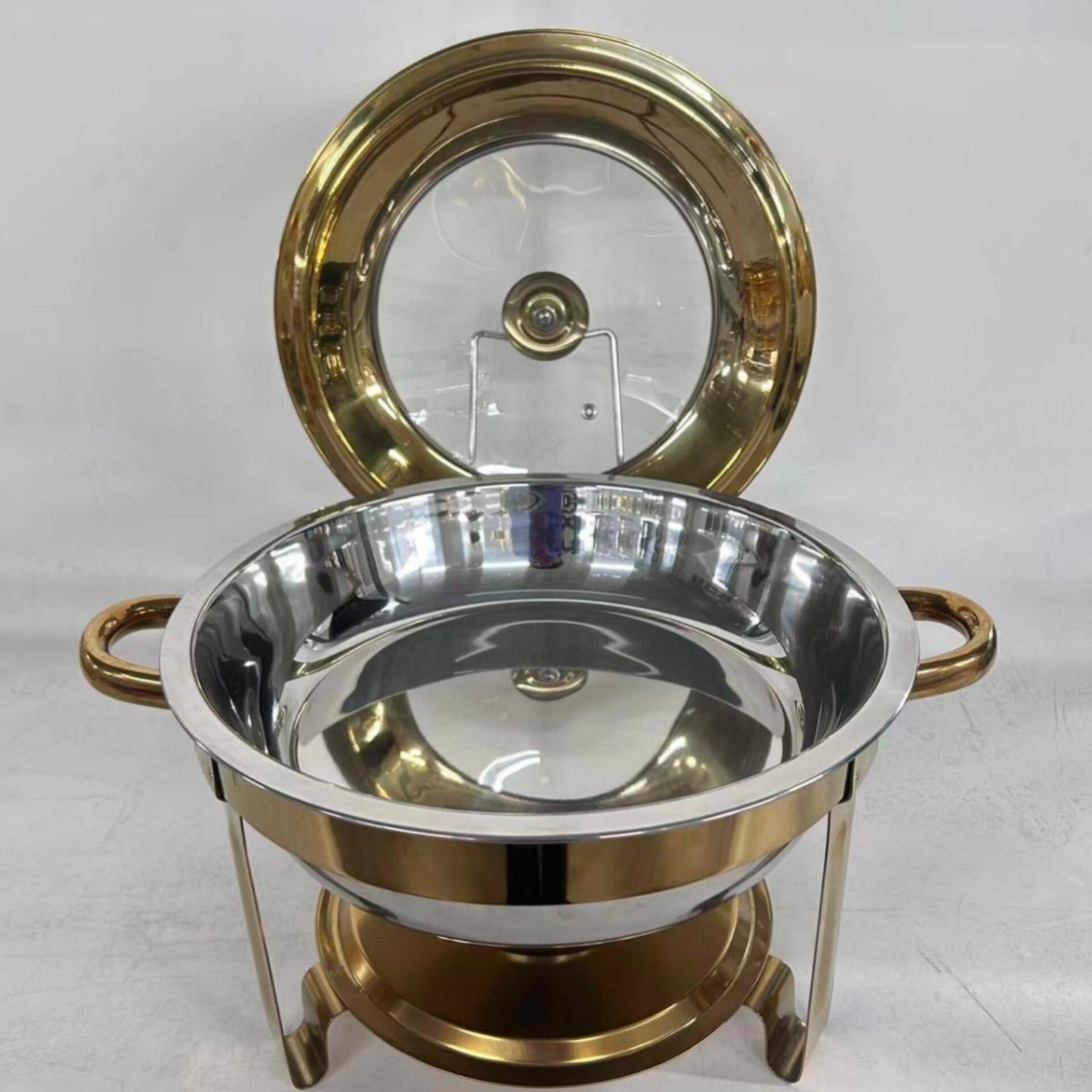 6L Round Stainless Steel Chafing Dish