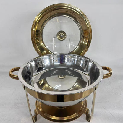 6L Round Stainless Steel Chafing Dish