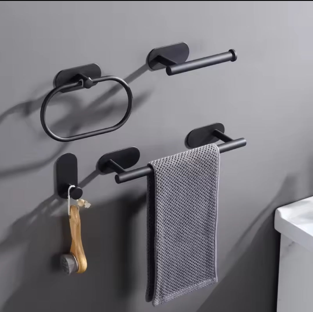 4pcs stainless steel bathroom organizers