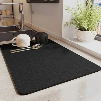 Dish drying mat