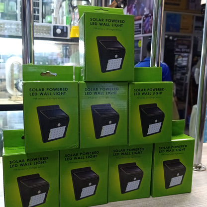 Set of 3 solar wall lights
