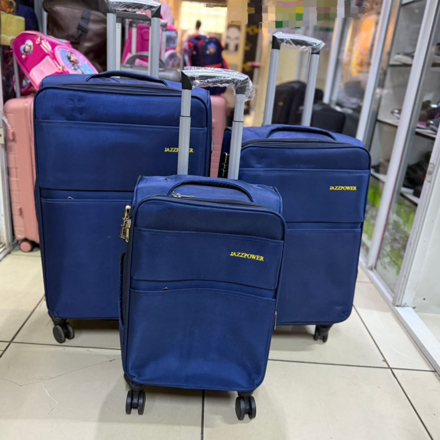 3 in 1 Fabric suitcases