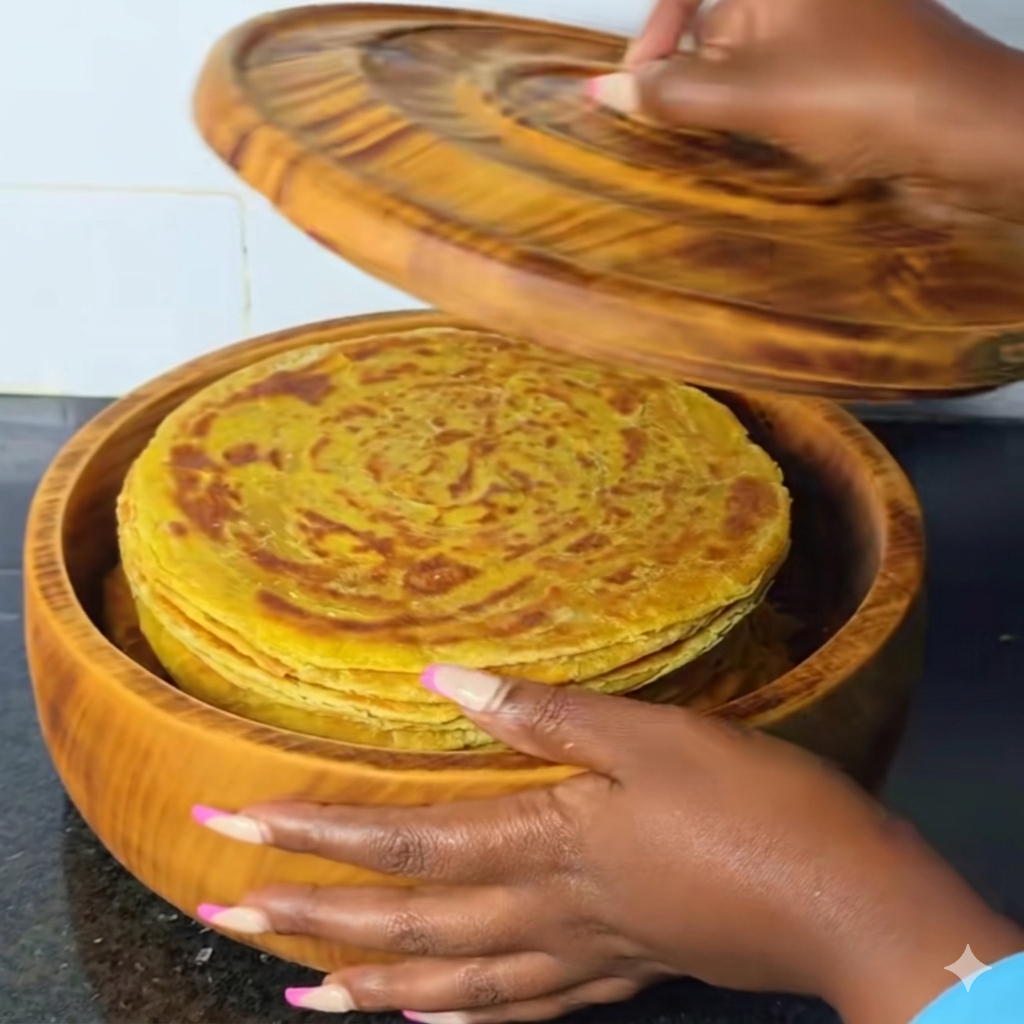Wooden Eco Friendly Chapati Hotpot with Lid