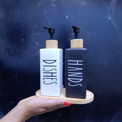 Ceramic  Dispenser Set