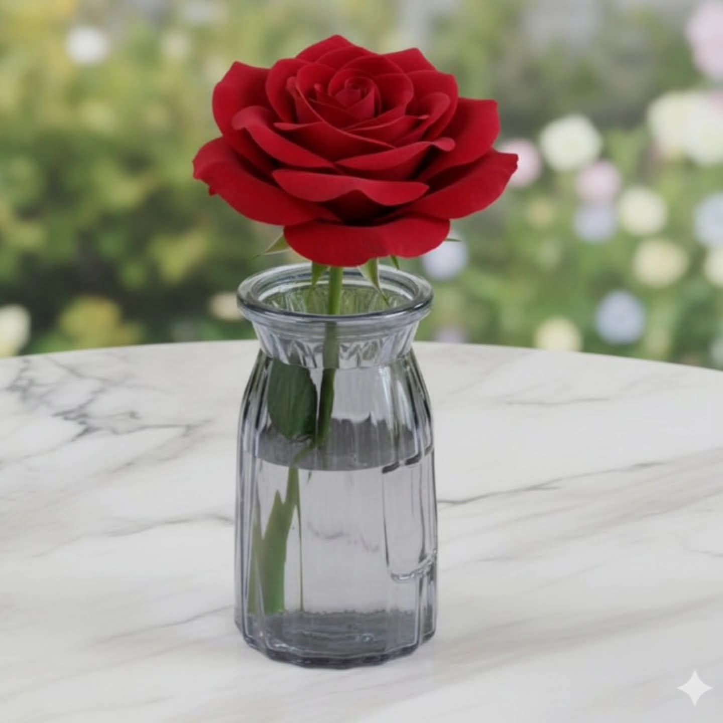 Diamond mini coloured vase