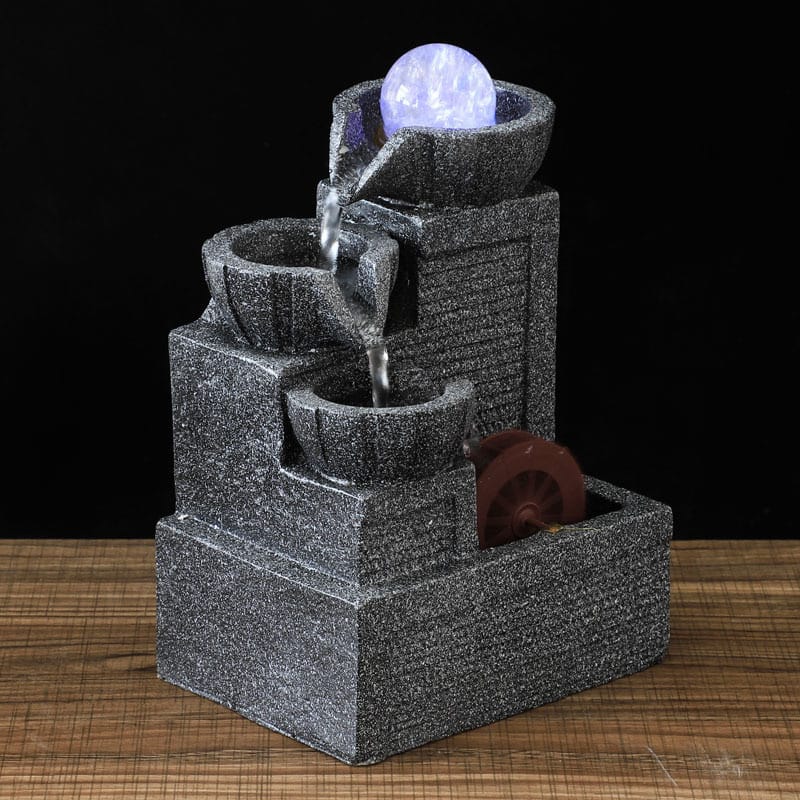 3Tier waterfall fountain decor
