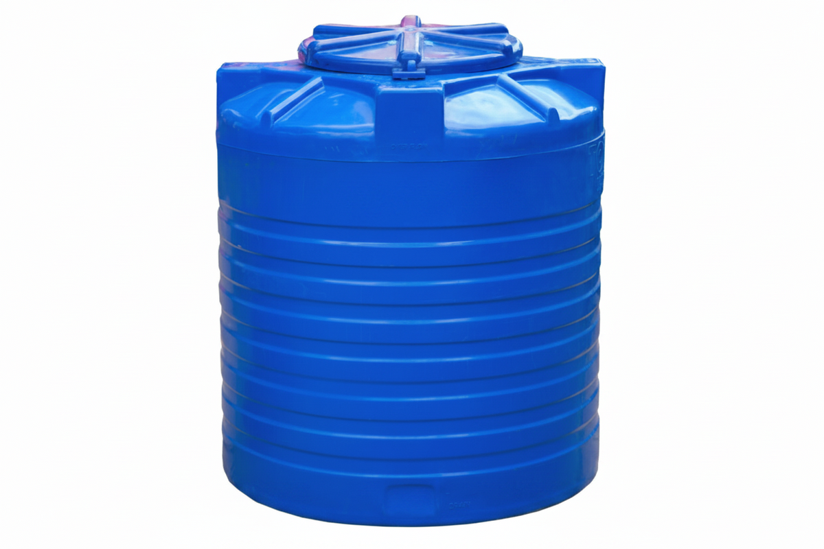 Antimicrobial 5000L Deluxe Cylindrical Water Tank TT