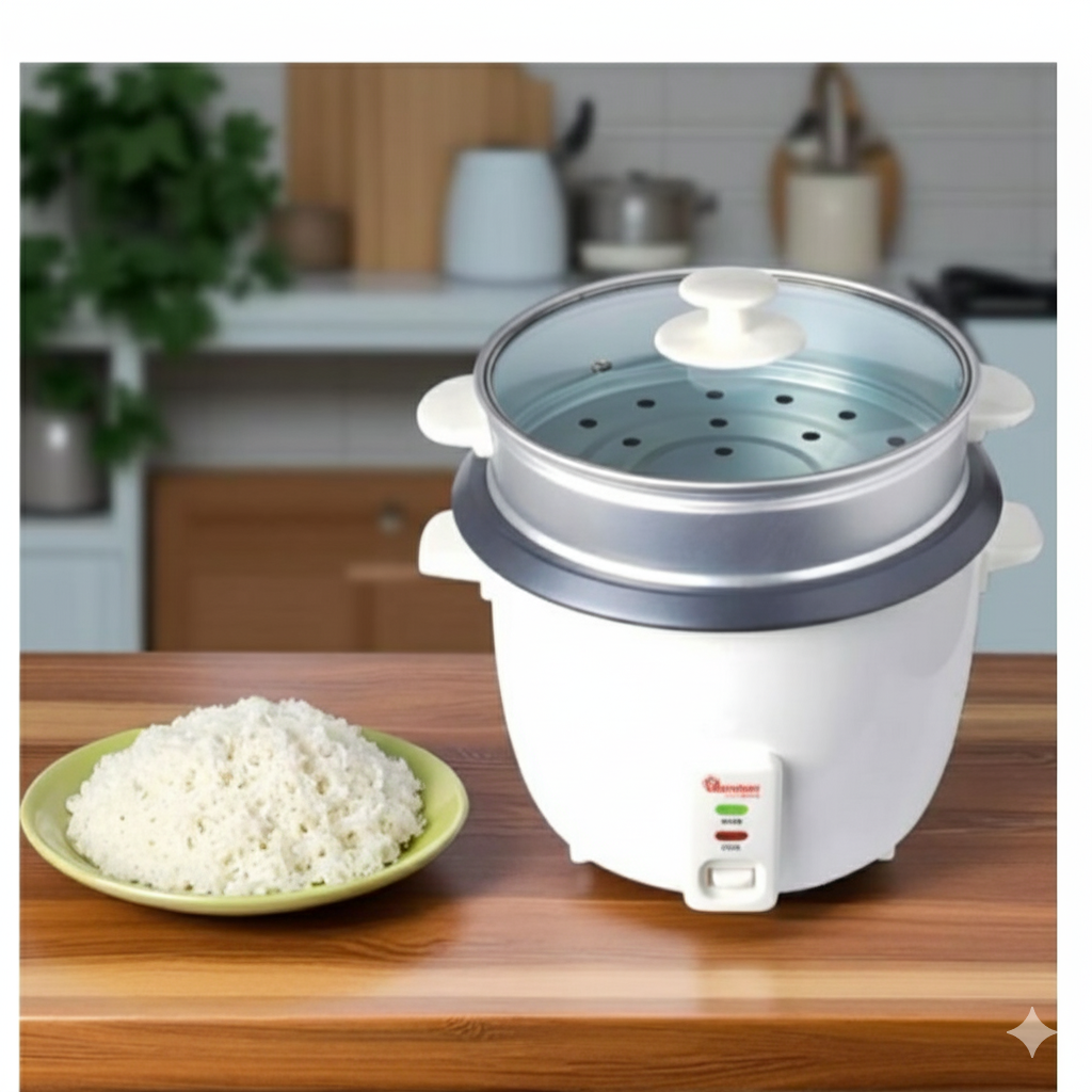 Ramtons 2.8 Liter Rice Cooker and Steamer RM/290