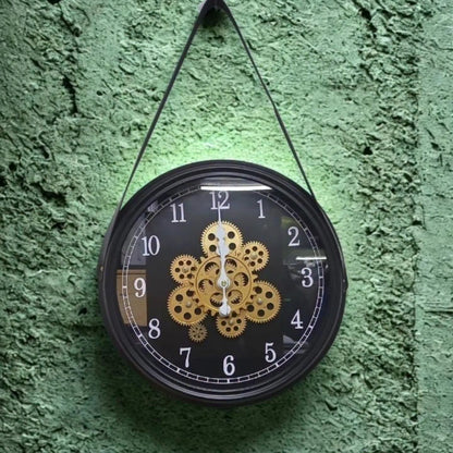 Rotating Moving Gear Wall Clock