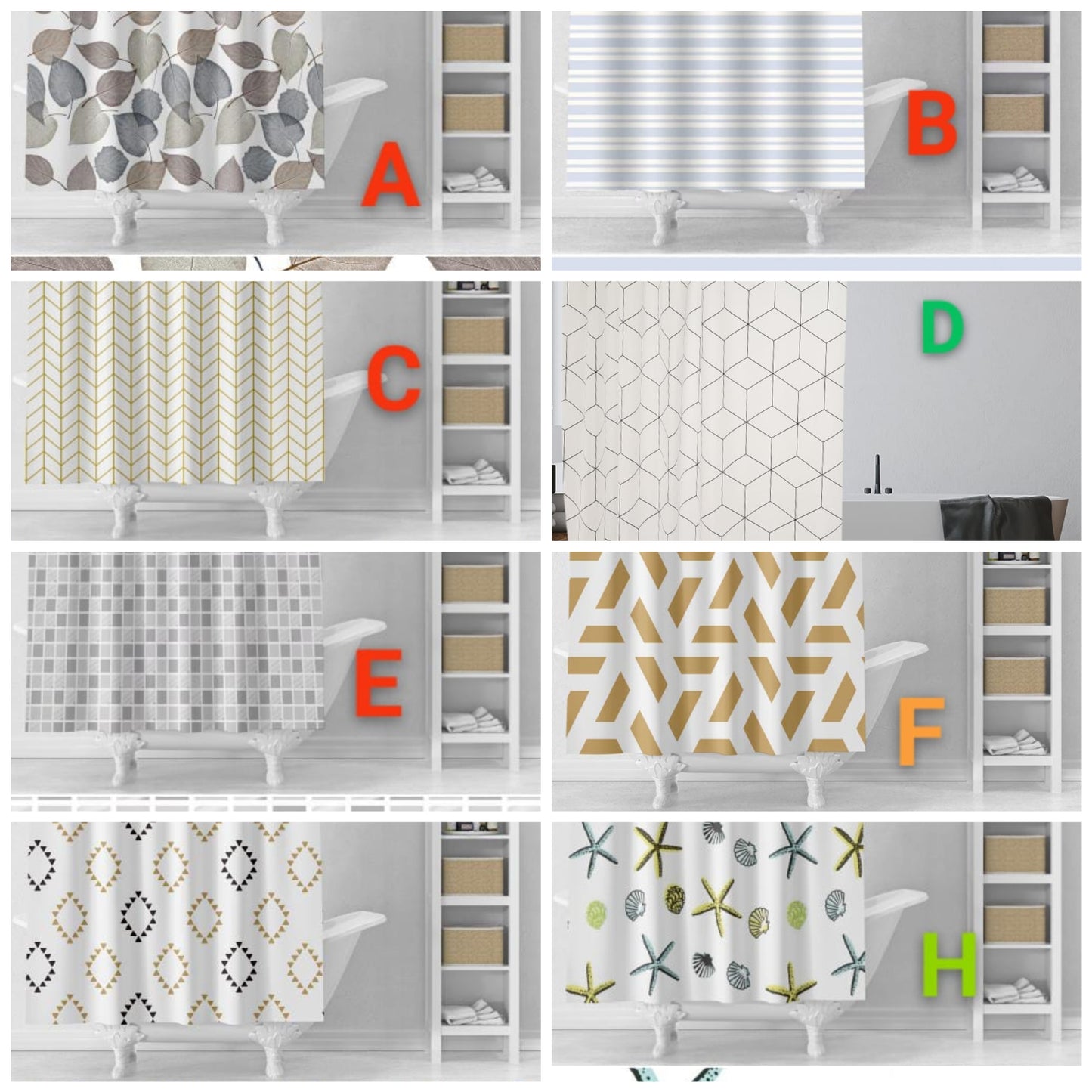Shower curtains