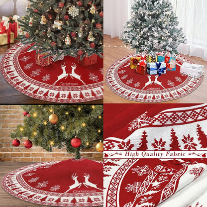 Christmas Knitted Tree Skirt