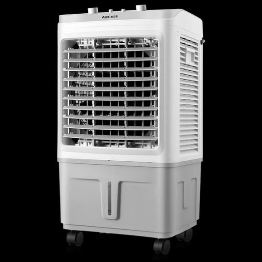 Portable evaporative air cooler