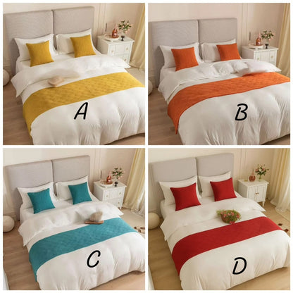 3 Piece  Bed runner and cushion cover set