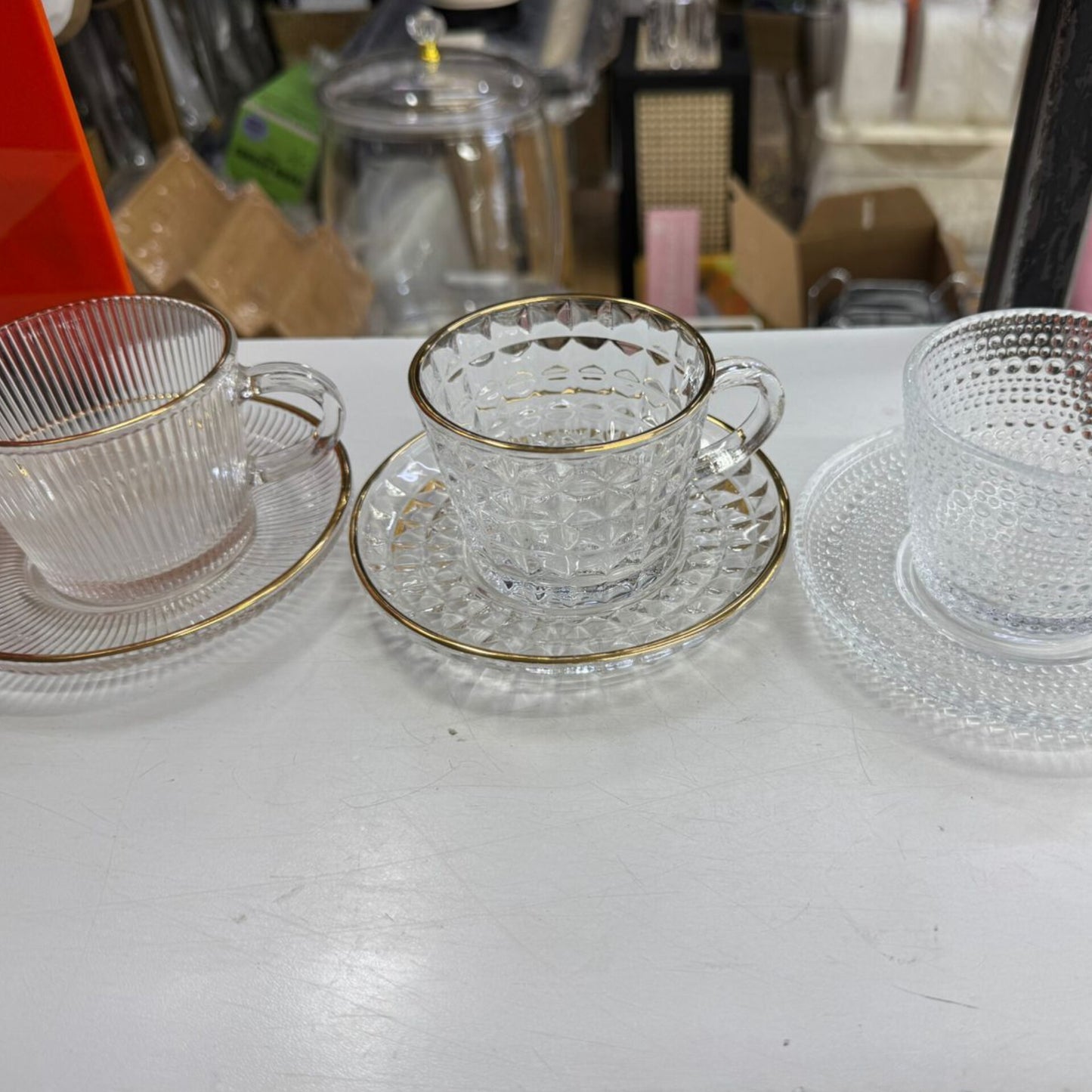 6Pcs 150ml tea glass set
