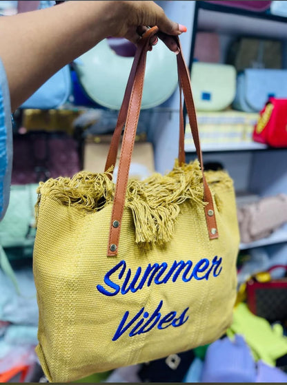 Summer vibes tote bag