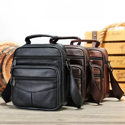 Unisex Leather Crossbody Shoulder Bag Gha
