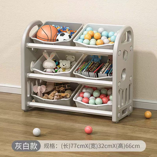 Large capacity household baby toy storage cabinet