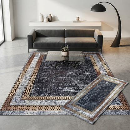 5*8 HD Carpet Set with Matching Door Mat