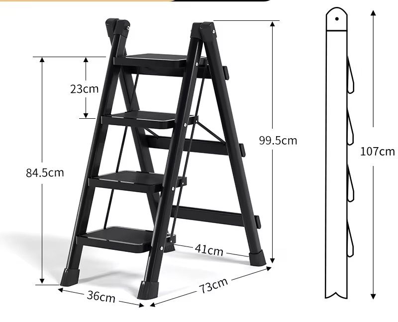 3 4 5 Foldable step ladder