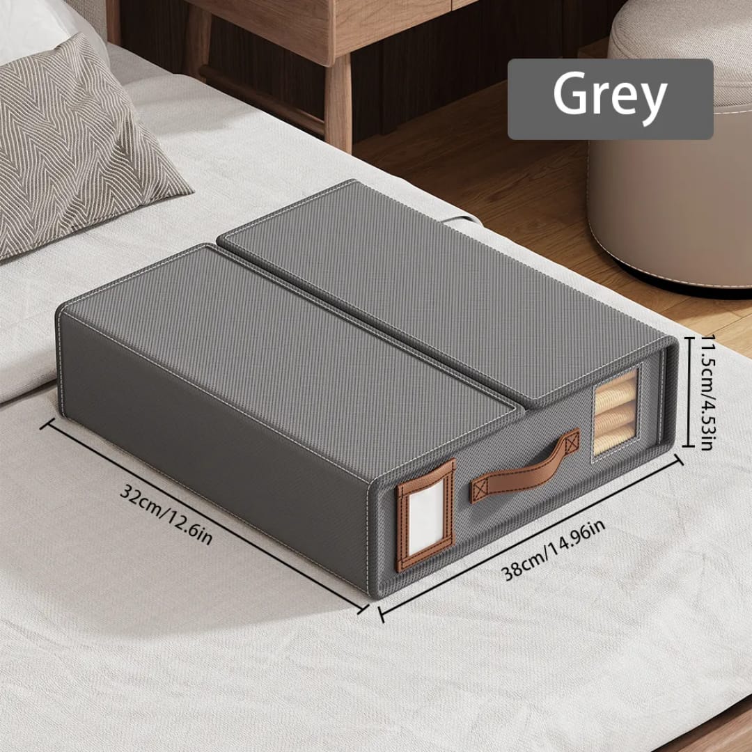 Fabric closet storage organizer box