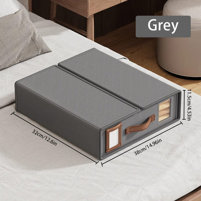 Fabric closet storage organizer box