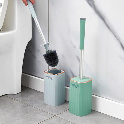 Wall mount toilet cleaning brush