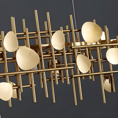 Brushed Gold  Novelty 7 Lights Chandelier