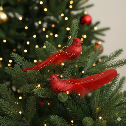 Christmas birds ornament