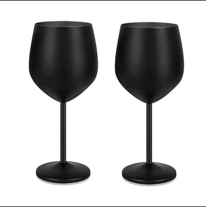 Stainless Steel Non Breakable wine glasses