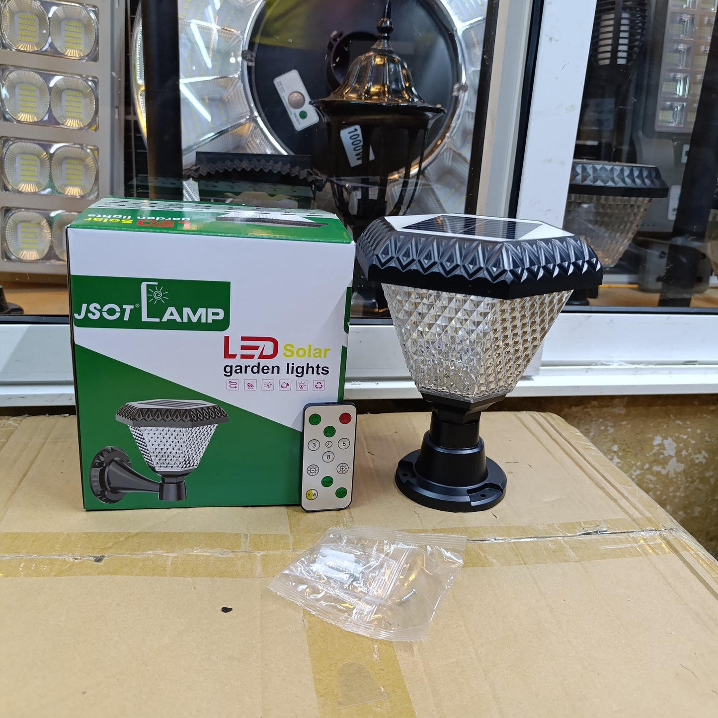 Solar Gate/Garden Lights with RGB, WW, WH colors