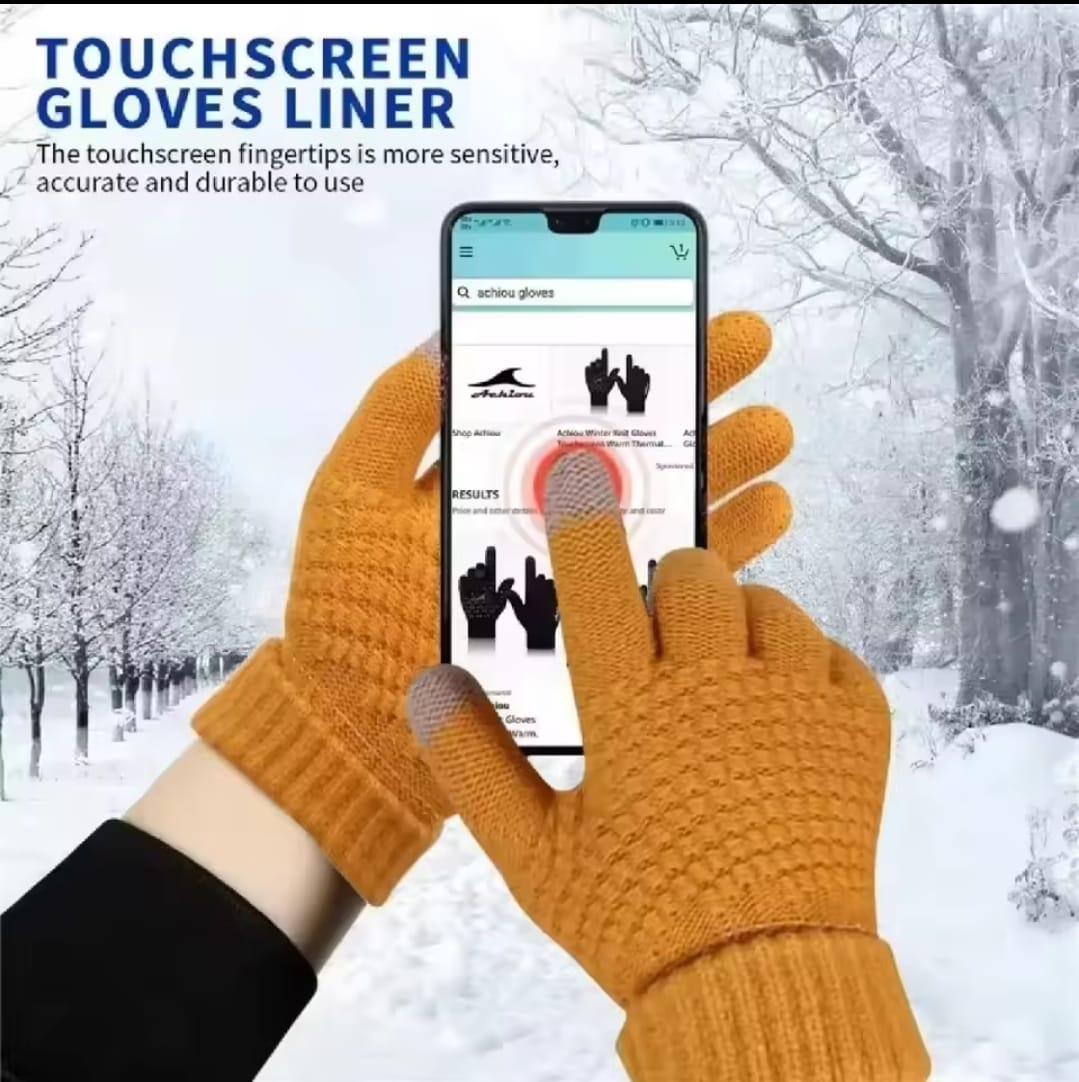 Warm winter touch screen gloves gha